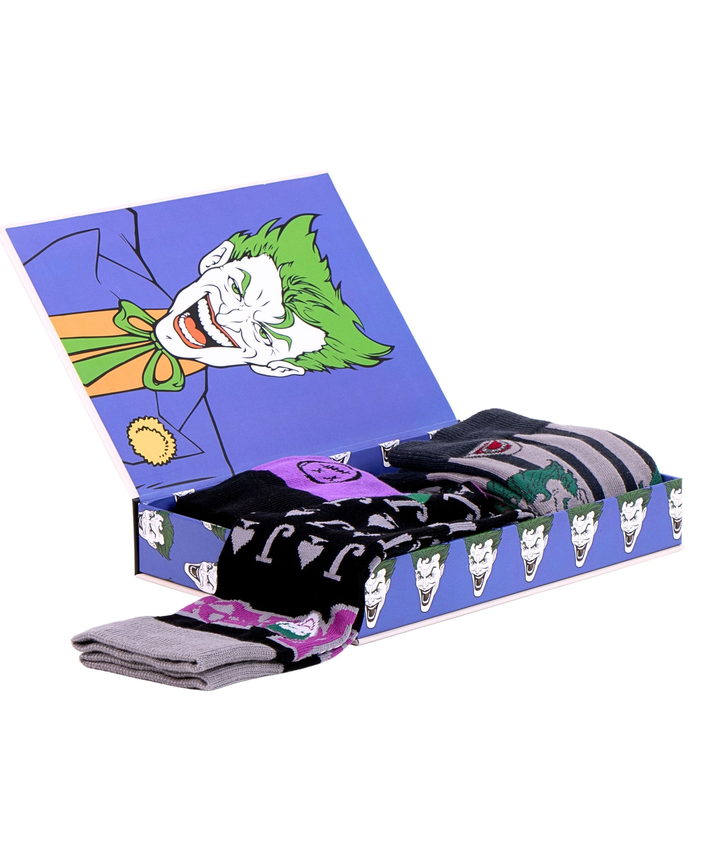 Joker Batman 3er - Pack Socken in Geschenbox Gr. 38-45