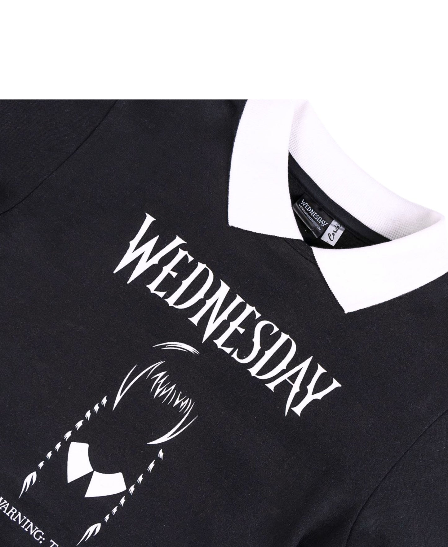 Sweatshirt Wednesday mit Kragen