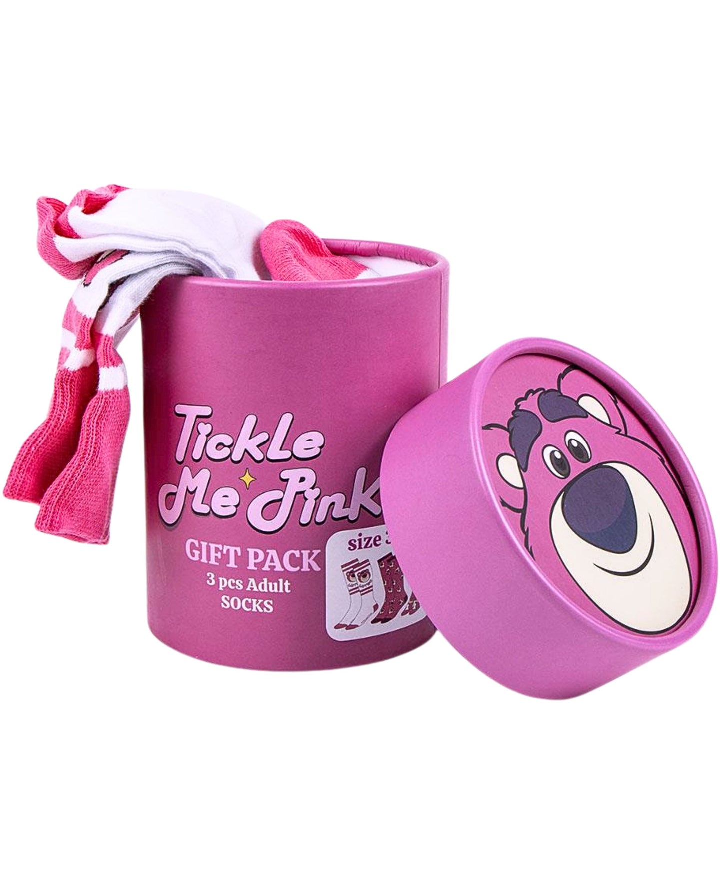 Toy Story Lotso 3er - Pack Socken in Geschenkkarton Gr. 36-43