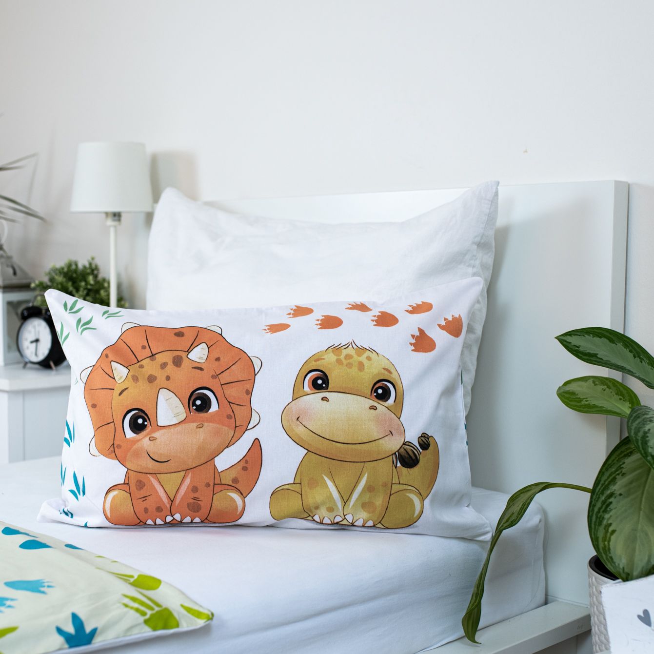 Babybettwäsche Dinosaurier Freunde Set 2-tlg. 100 x 135 cm