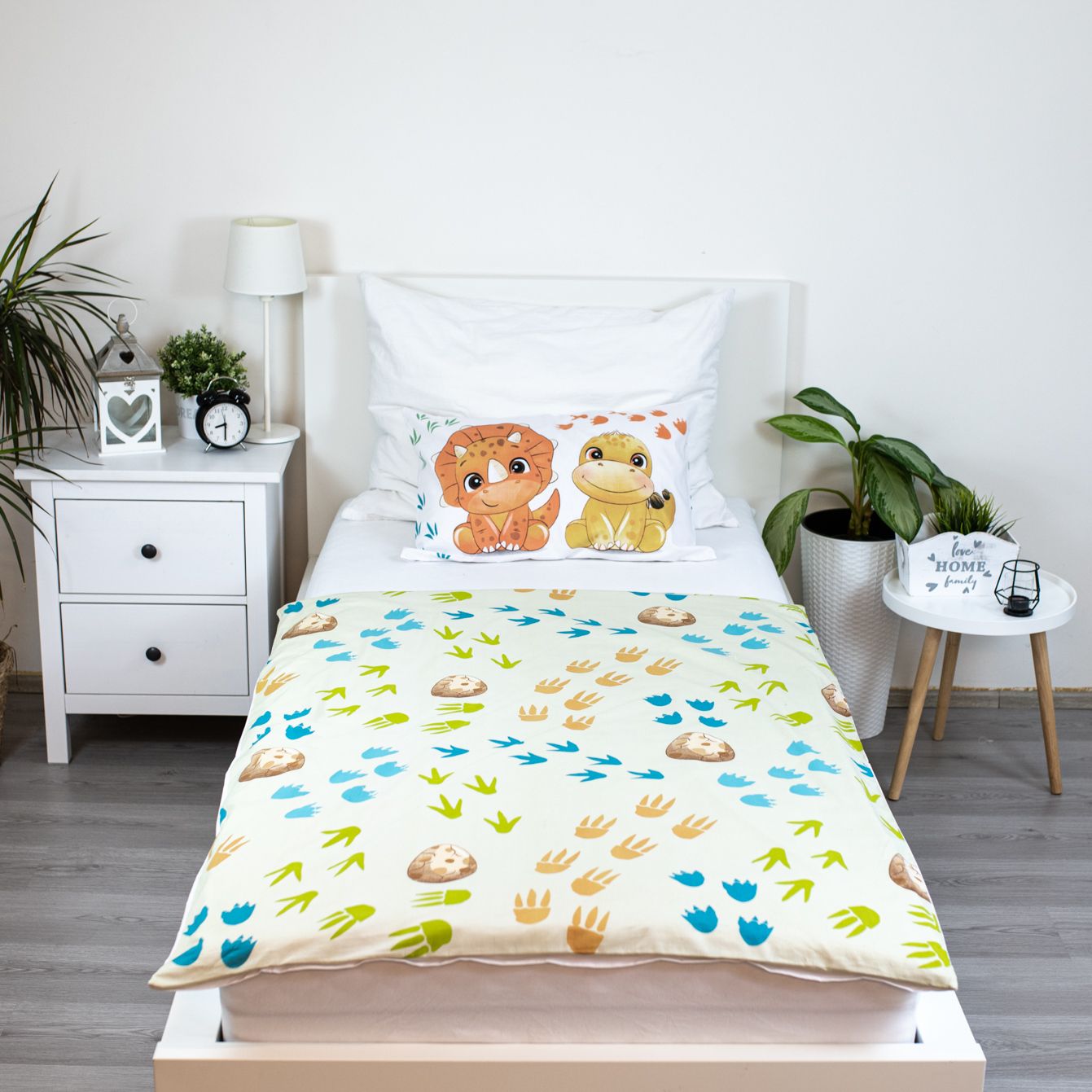 Babybettwäsche Dinosaurier Freunde Set 2-tlg. 100 x 135 cm