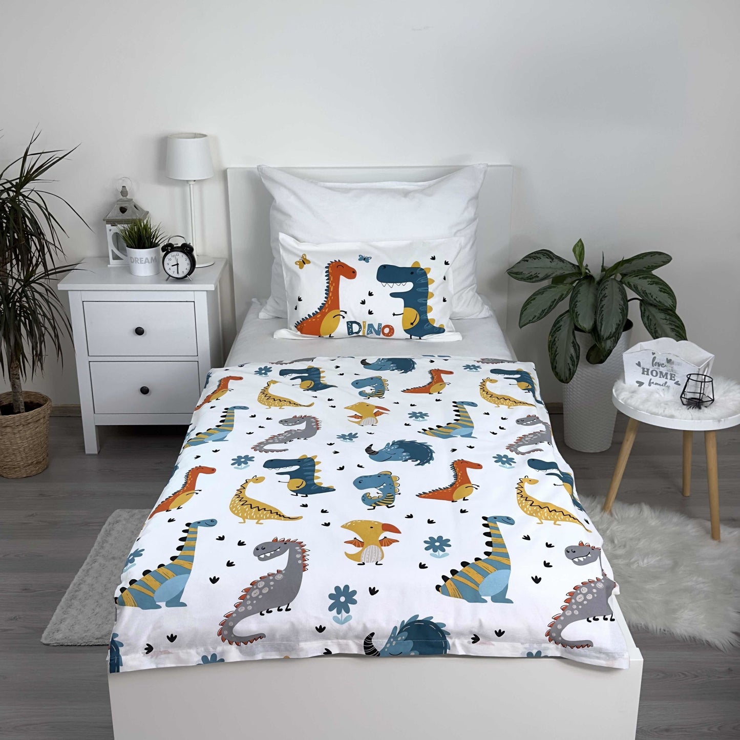 Dino Babybettwäsche Set 2-tlg. 100 x 135 cm