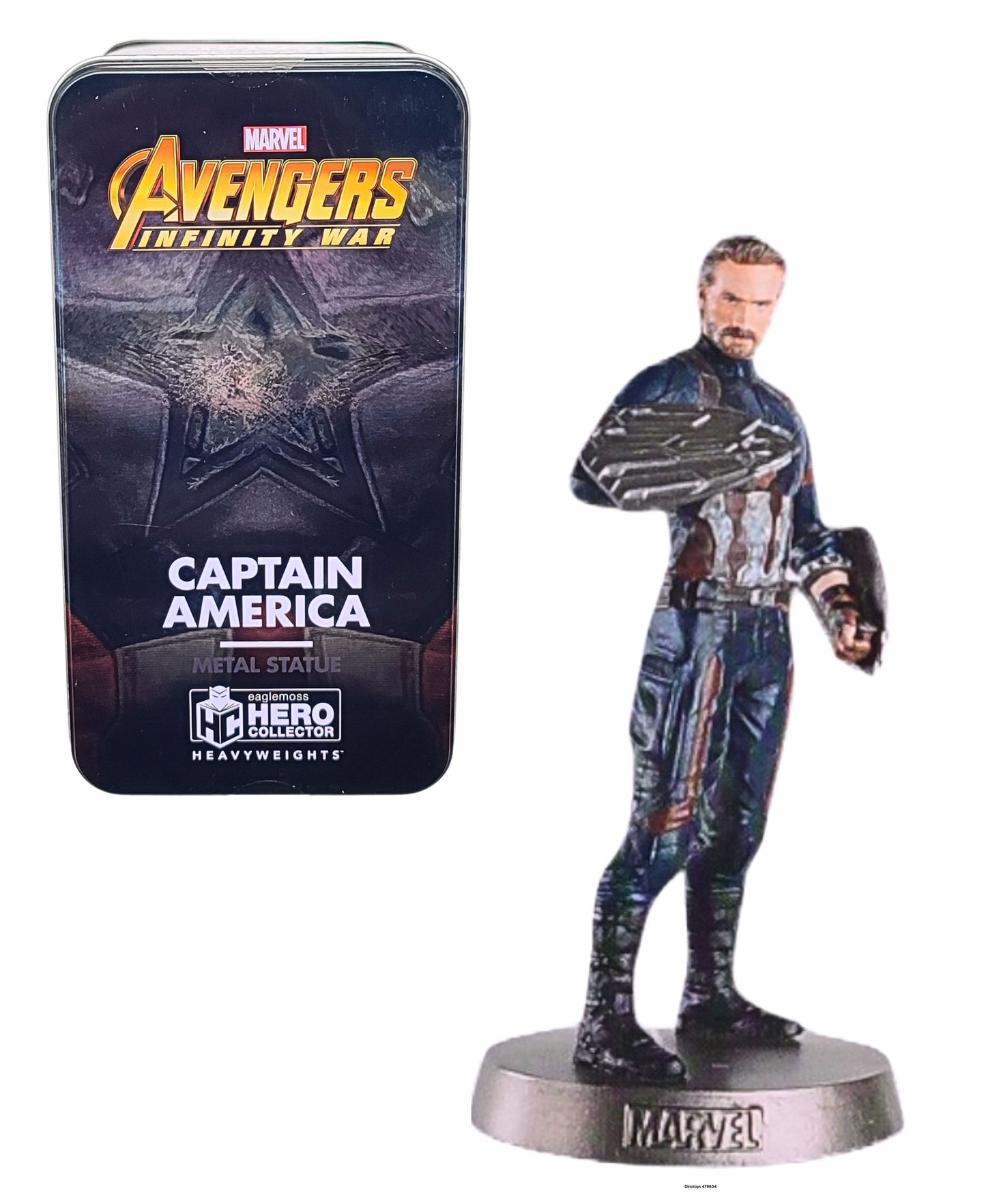 Captain America Sammelfigur Metall Statue 12 cm