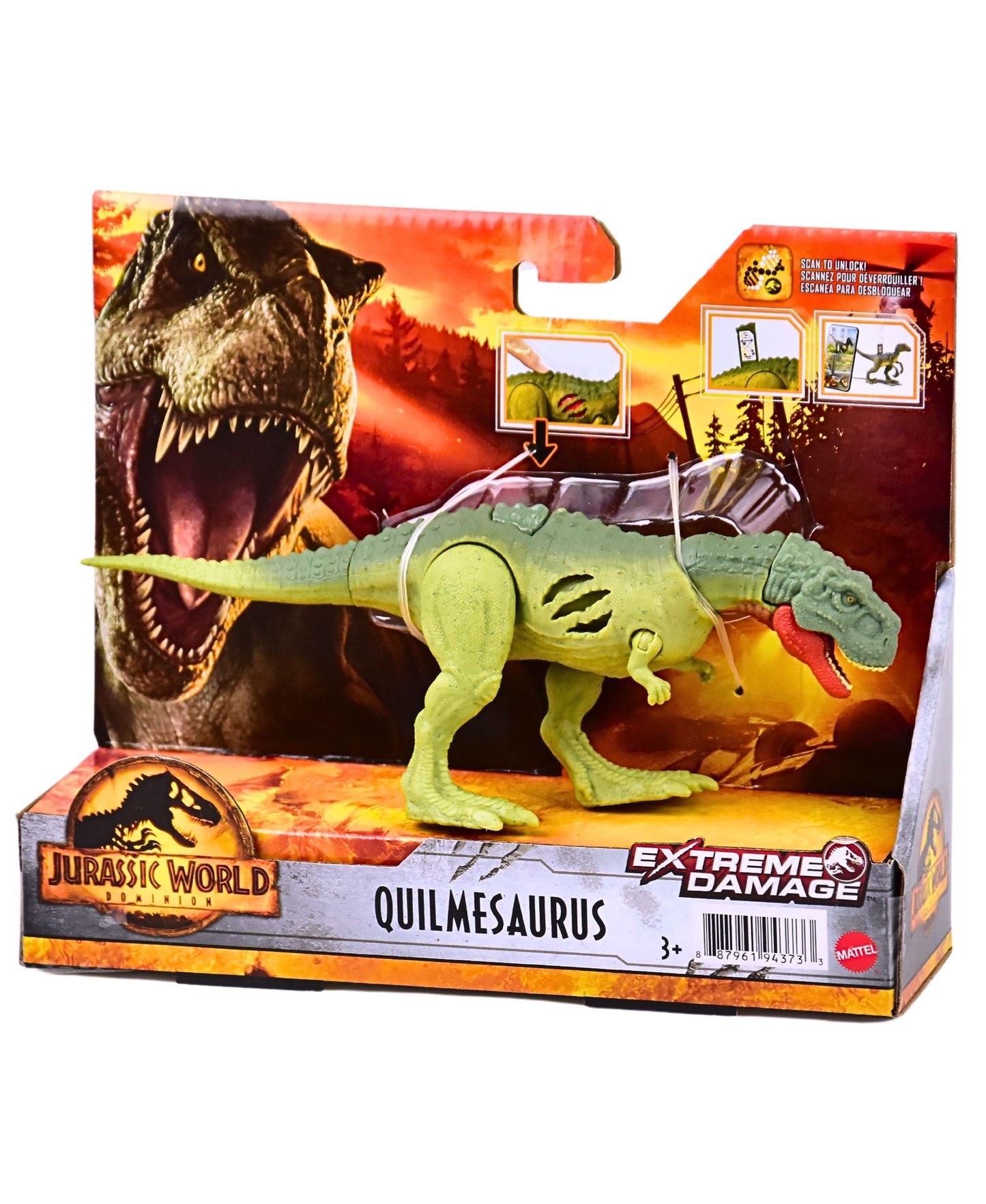 Jurassic World 3er Set Extreme Damage Dinosaurier