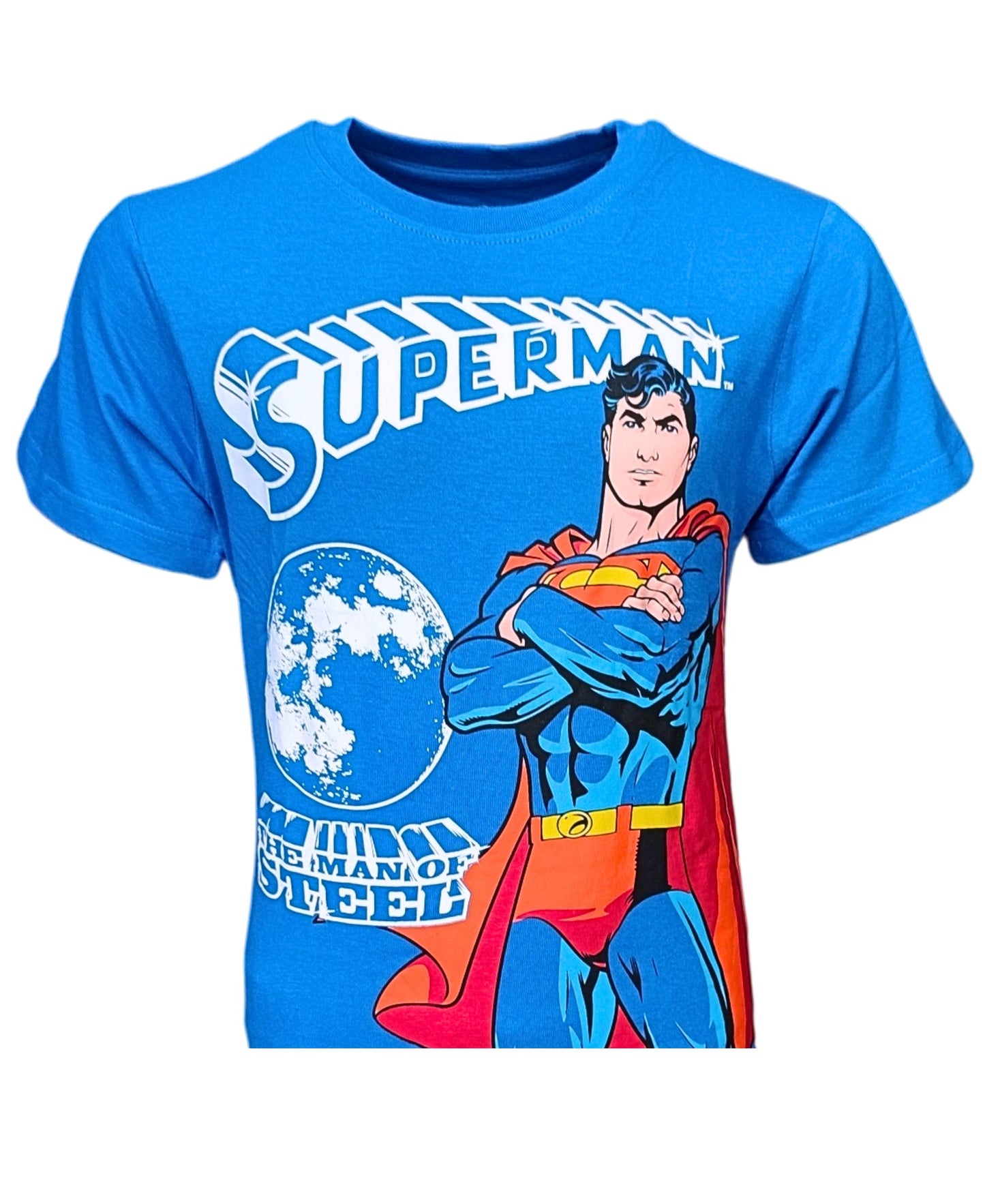 Schlafanzug kurz Superman für Jungen