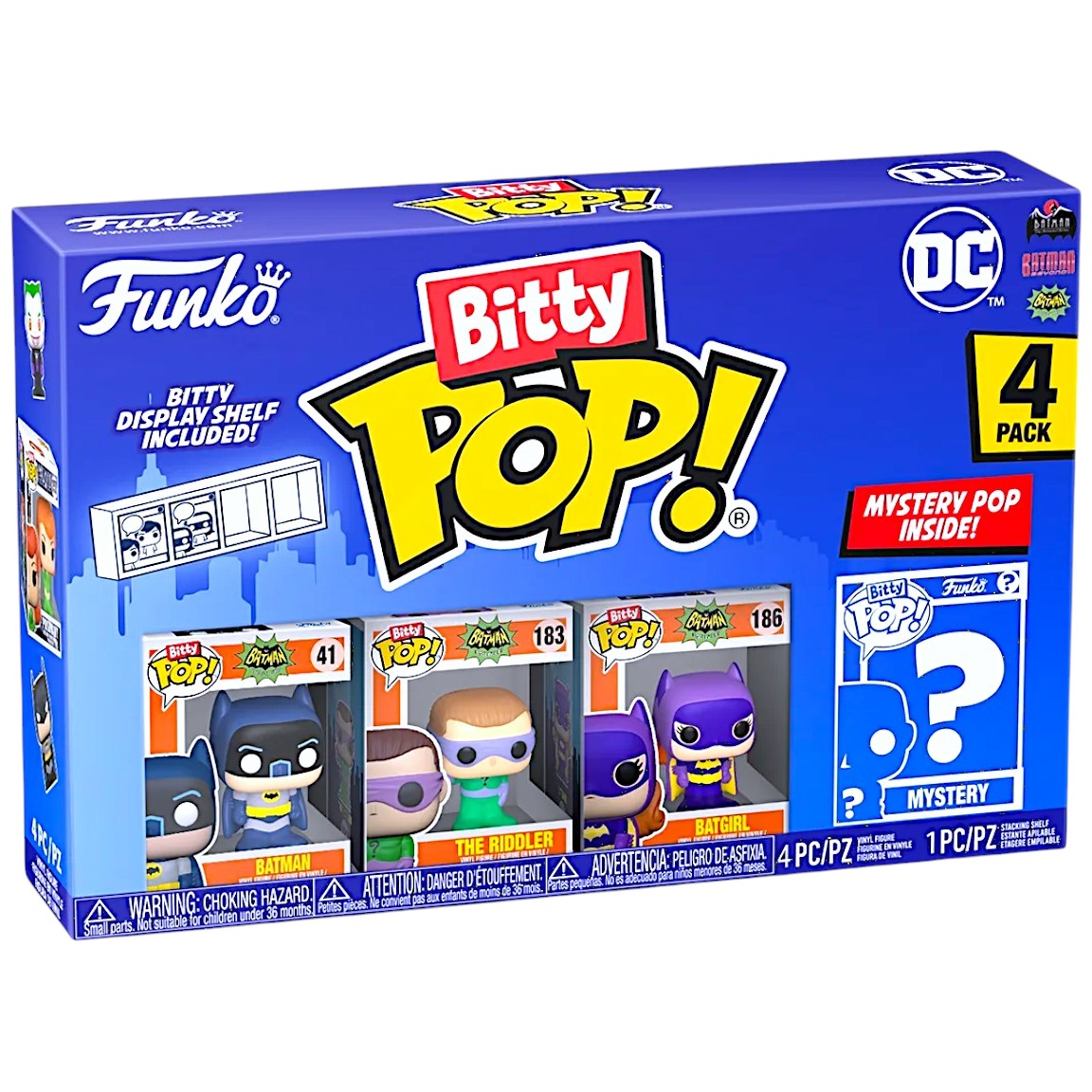 Funko Spielfigur Bitty POP! Batgirl DC Comics 4er-Pack zum sammeln