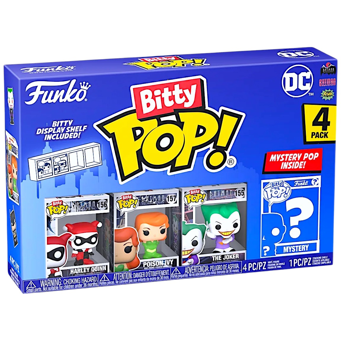 Funko Spielfigur Bitty POP! DC Comics Harley Quinn 4er-Pack zum sammeln