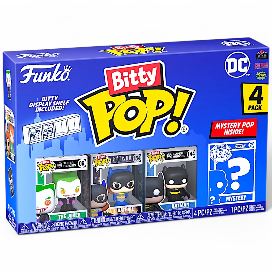 Funko Spielfigur Bitty POP! DC Comics Joker 4er-Pack zum sammeln