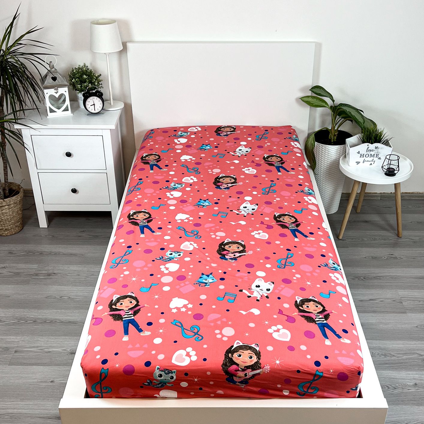 Gabby´s Dollhouse Spannbettlaken 90 x 200 cm