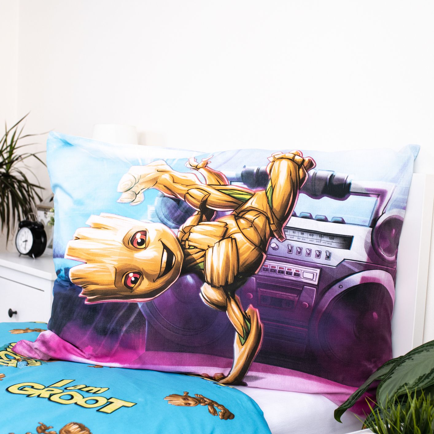 Kinderbettwäsche Marvel Groot - Set 2-tlg. 135-140 x 200 cm