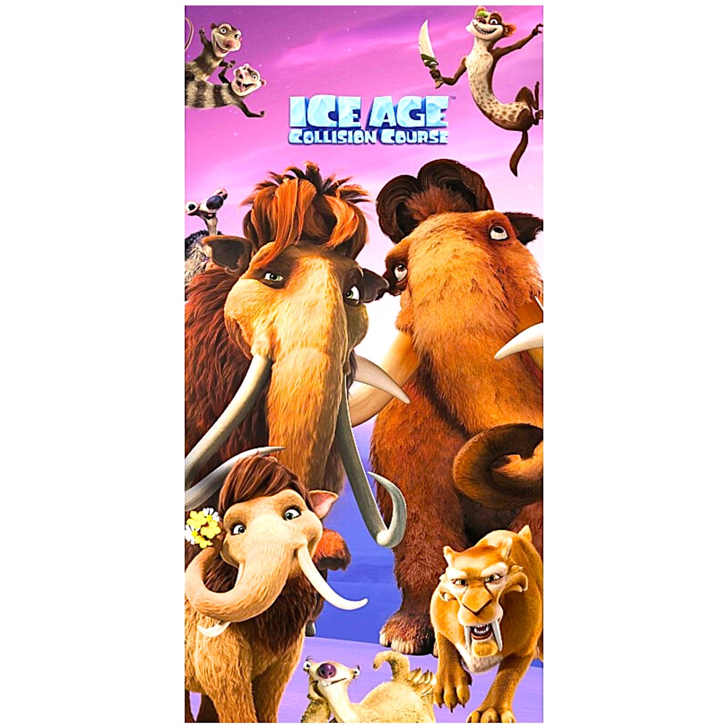 Ice Age Bade-/Strandtuch 70 x 140 cm