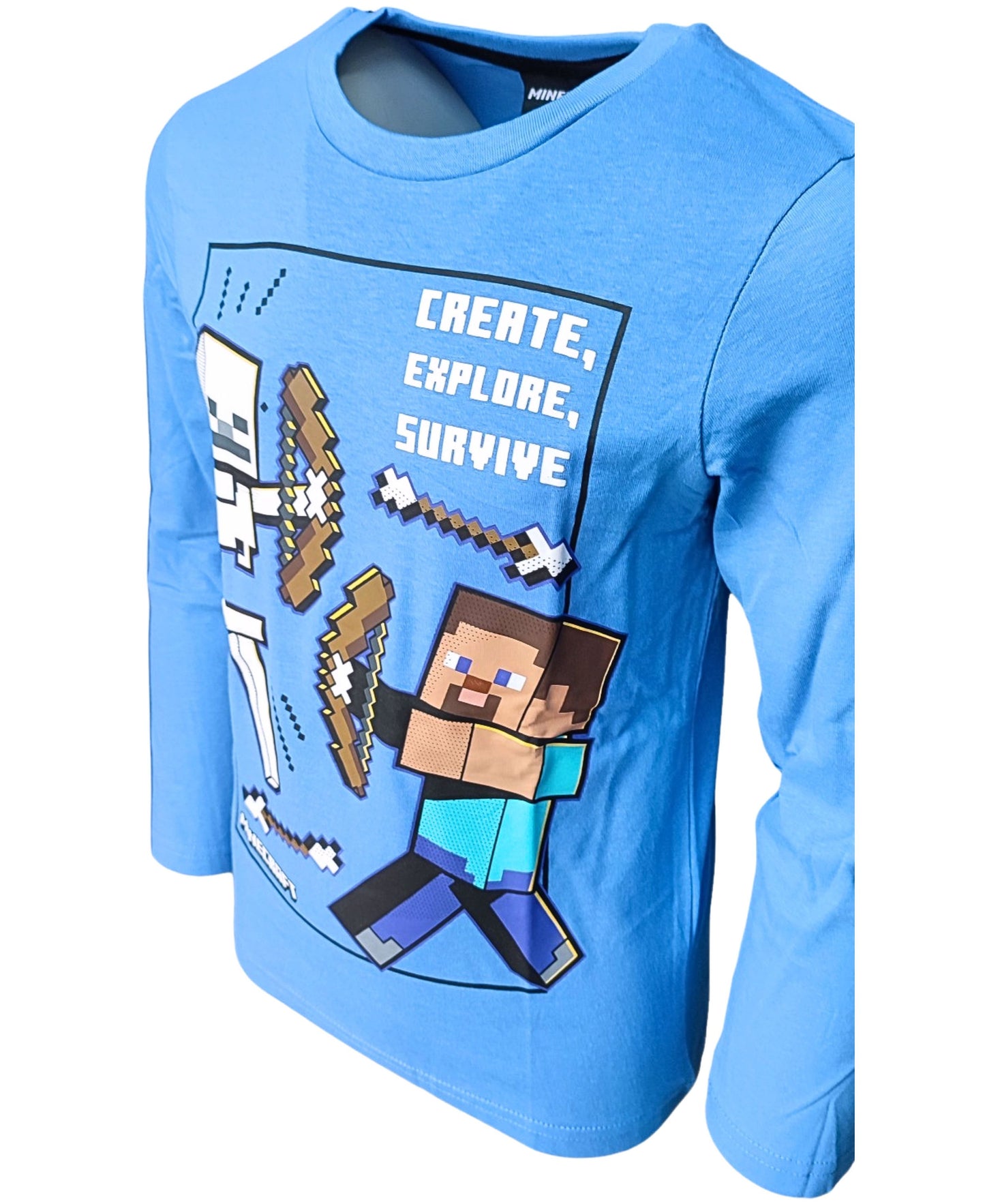 Langarmshirt Minecraft für Jungen