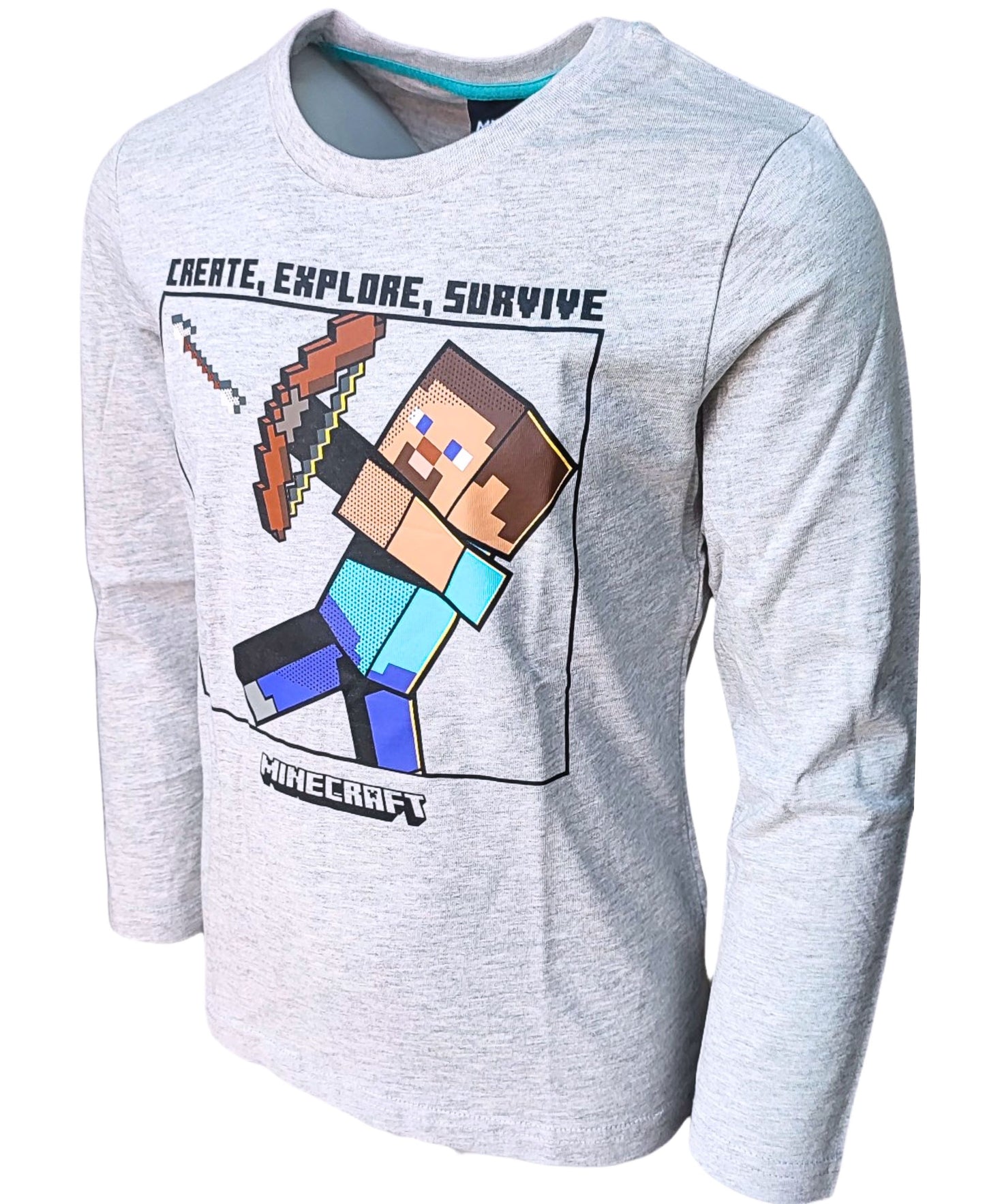 Langarmshirt Minecraft für Jungen