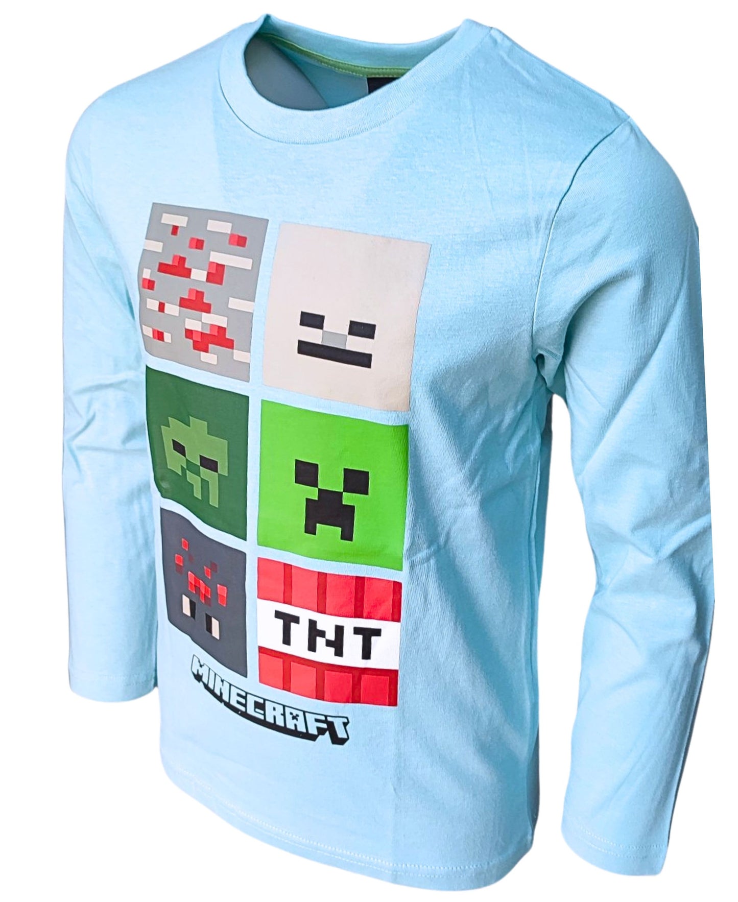 Langarmshirt Minecraft für Jungen