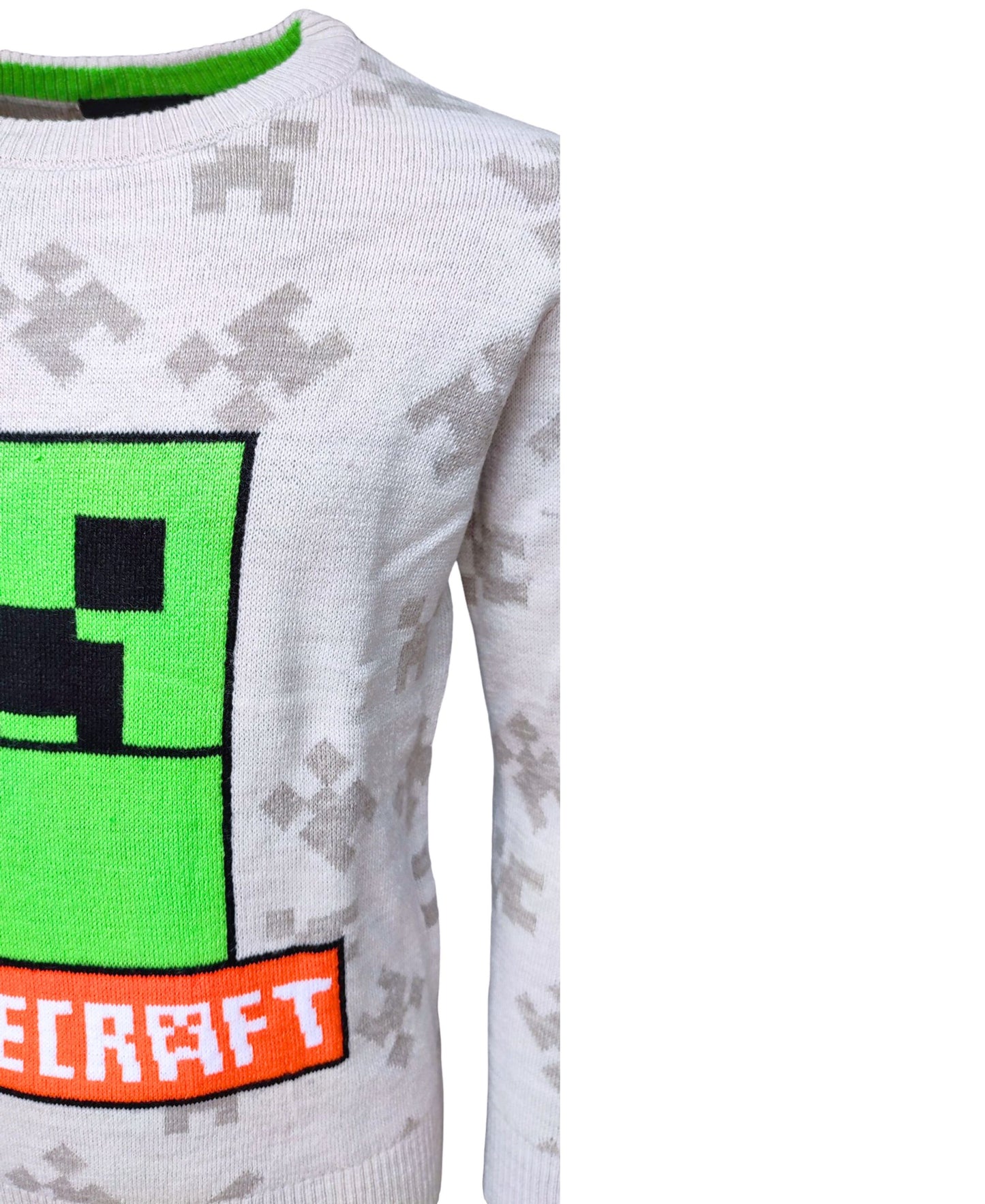 Strickpullover Minecraft Creeper