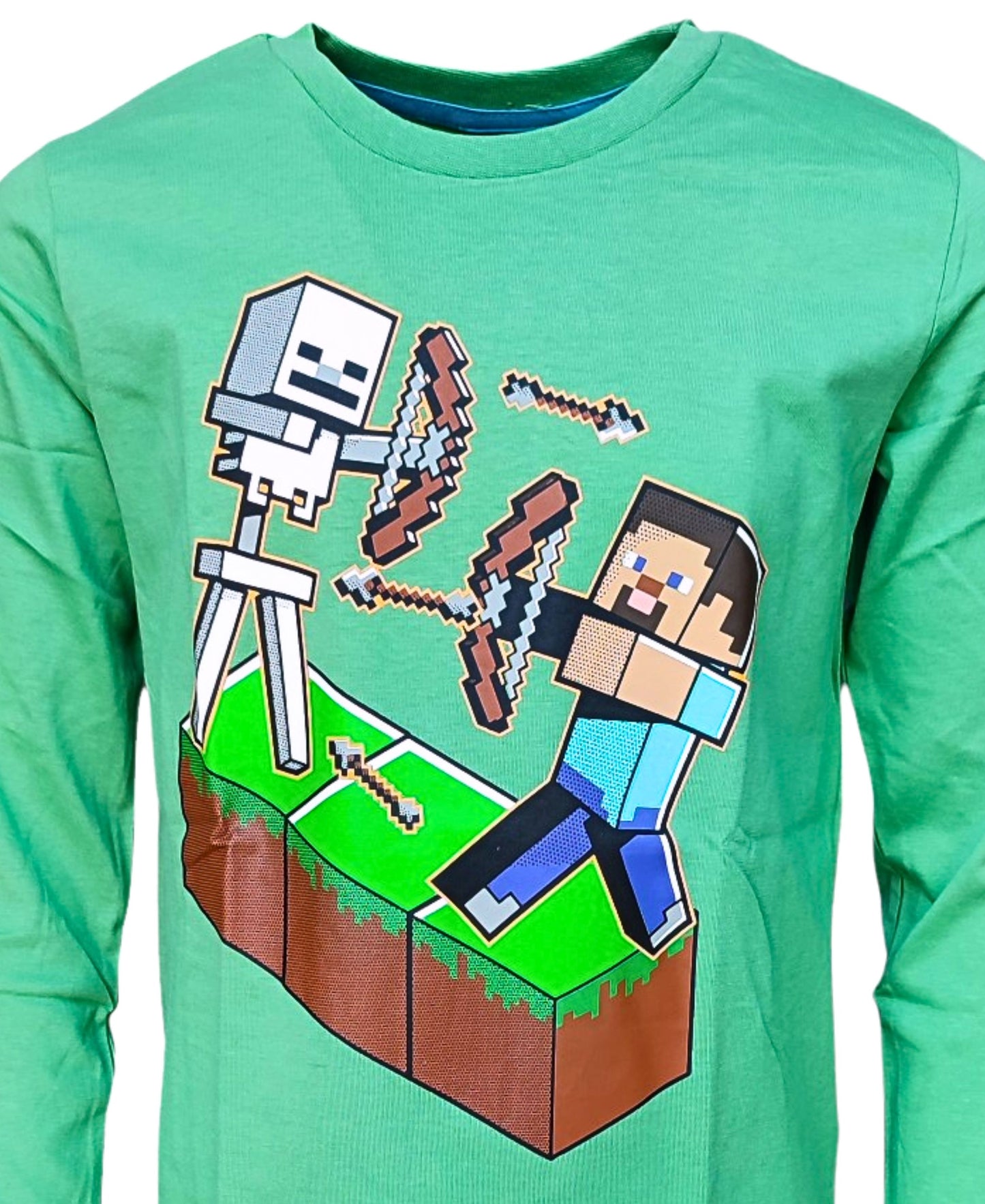 Langarmshirt Minecraft für Jungen