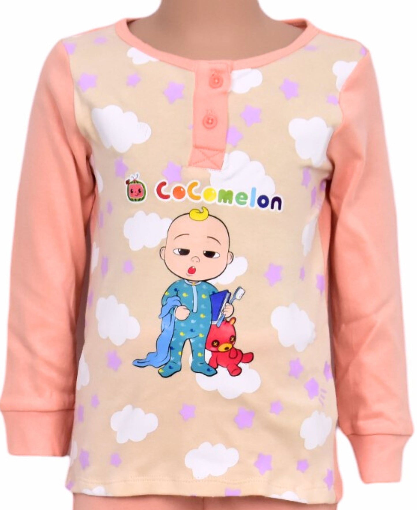 Schlafanzug CoComelon lang für Mädchen
