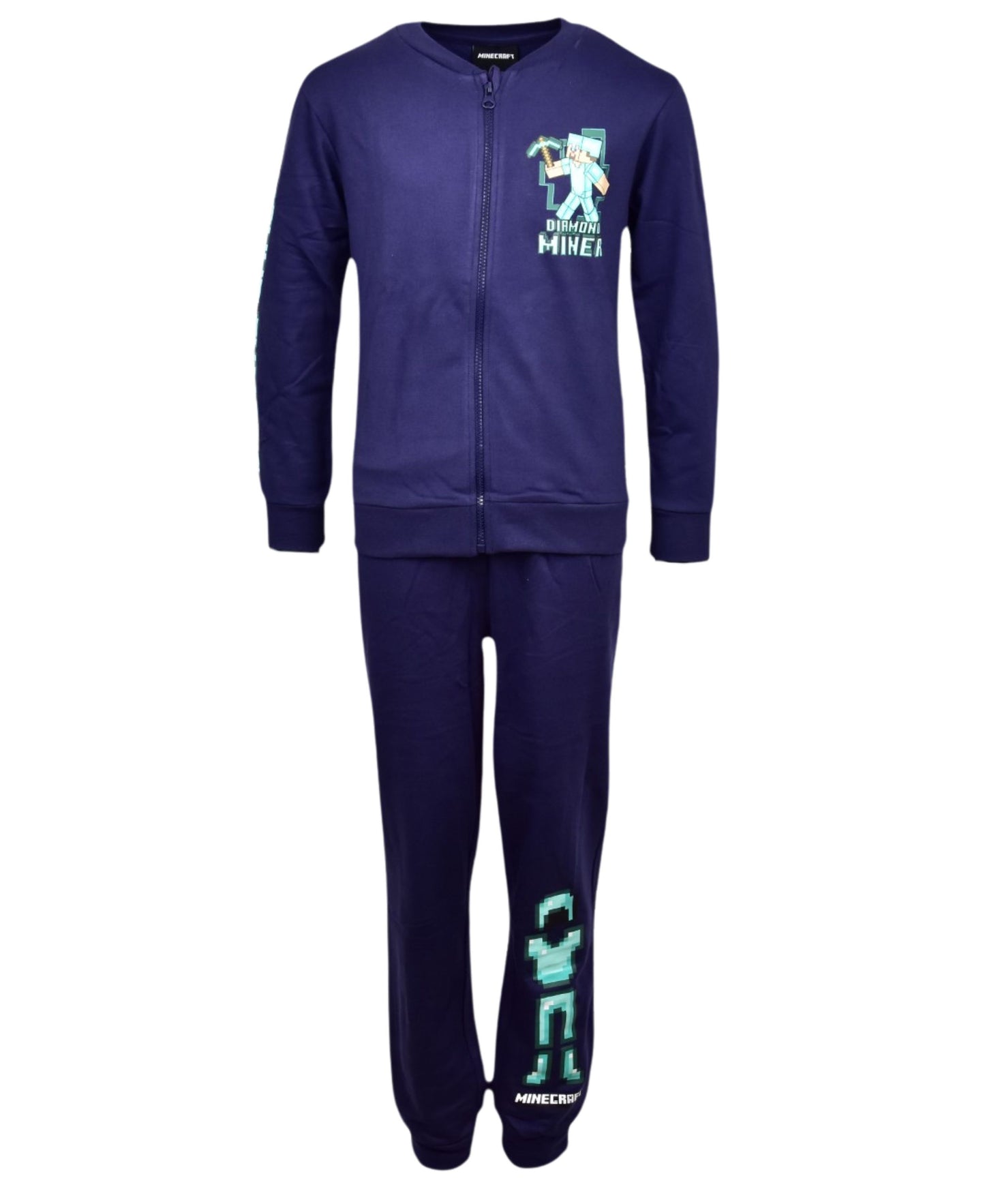 2tlg. Outfit Sweatjacke & Hose Minecraft für Jungen