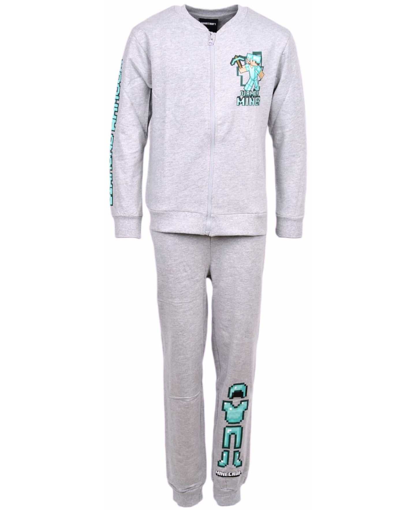 2tlg. Outfit Sweatjacke & Hose Minecraft für Jungen