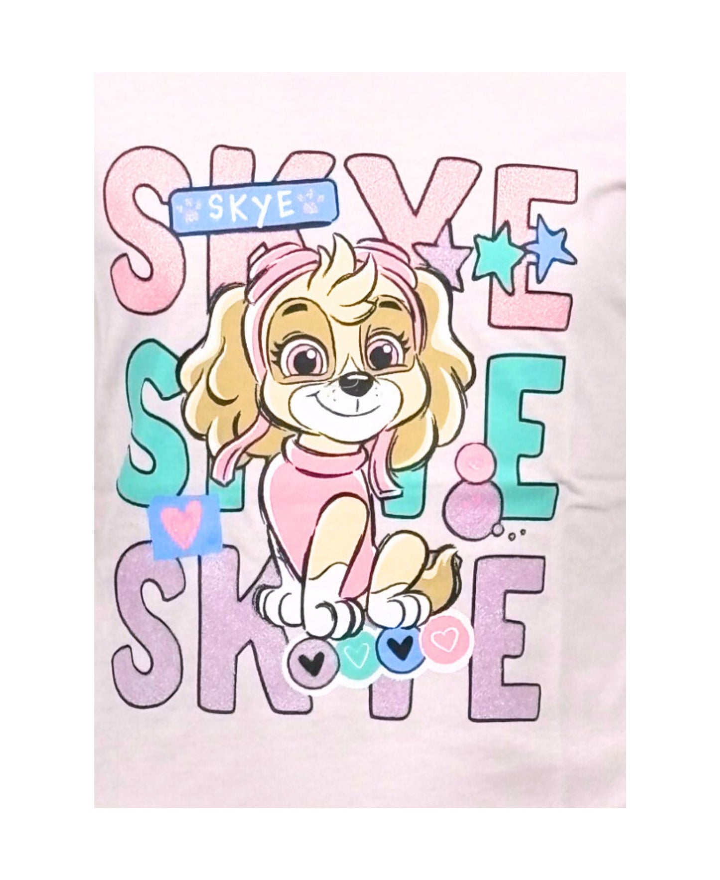 Langarmshirt Paw Patrol Skye mit Glitzer