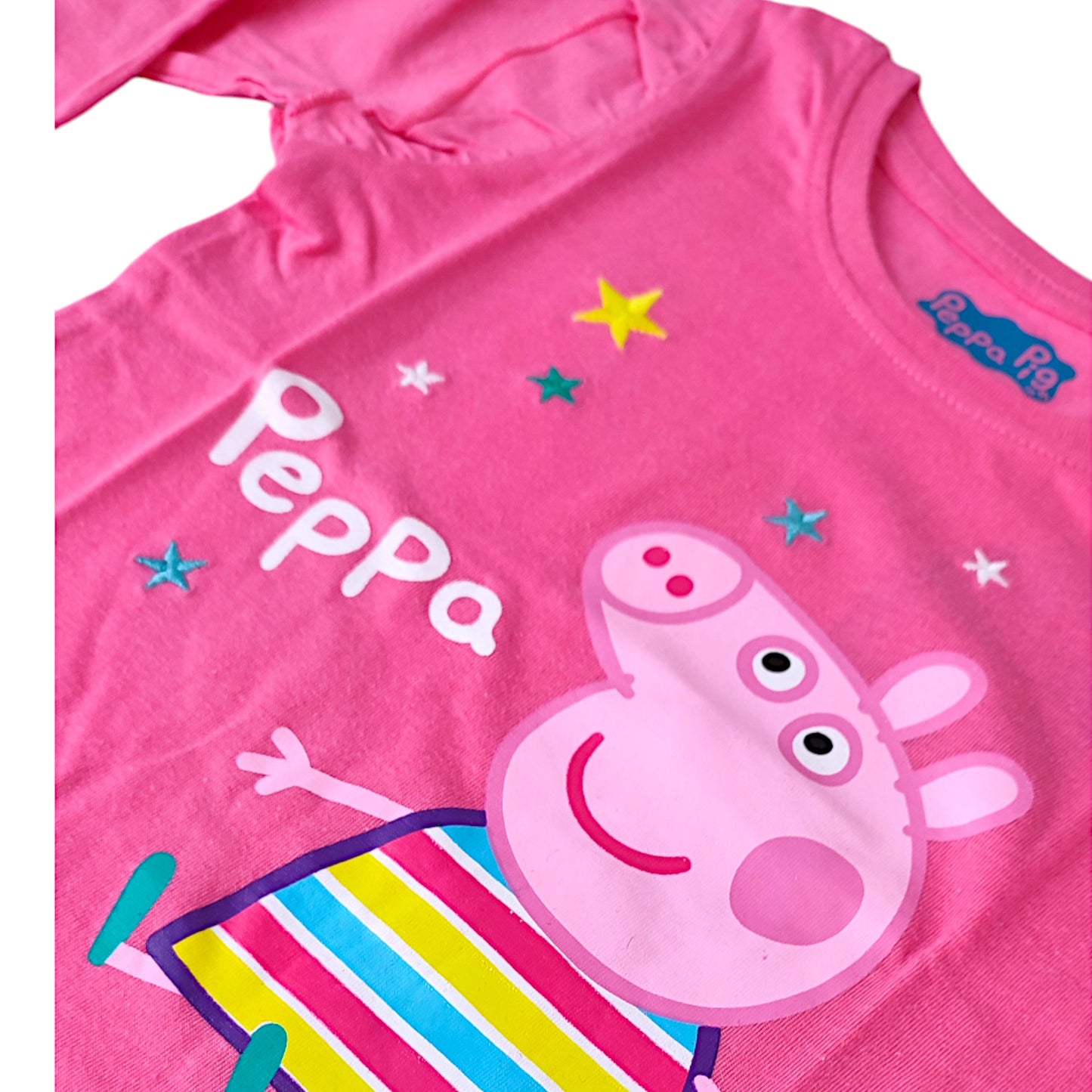 Peppa Pig Langarmshirt mit Rüschen für Mädchen Gr. 92 - 116 cm