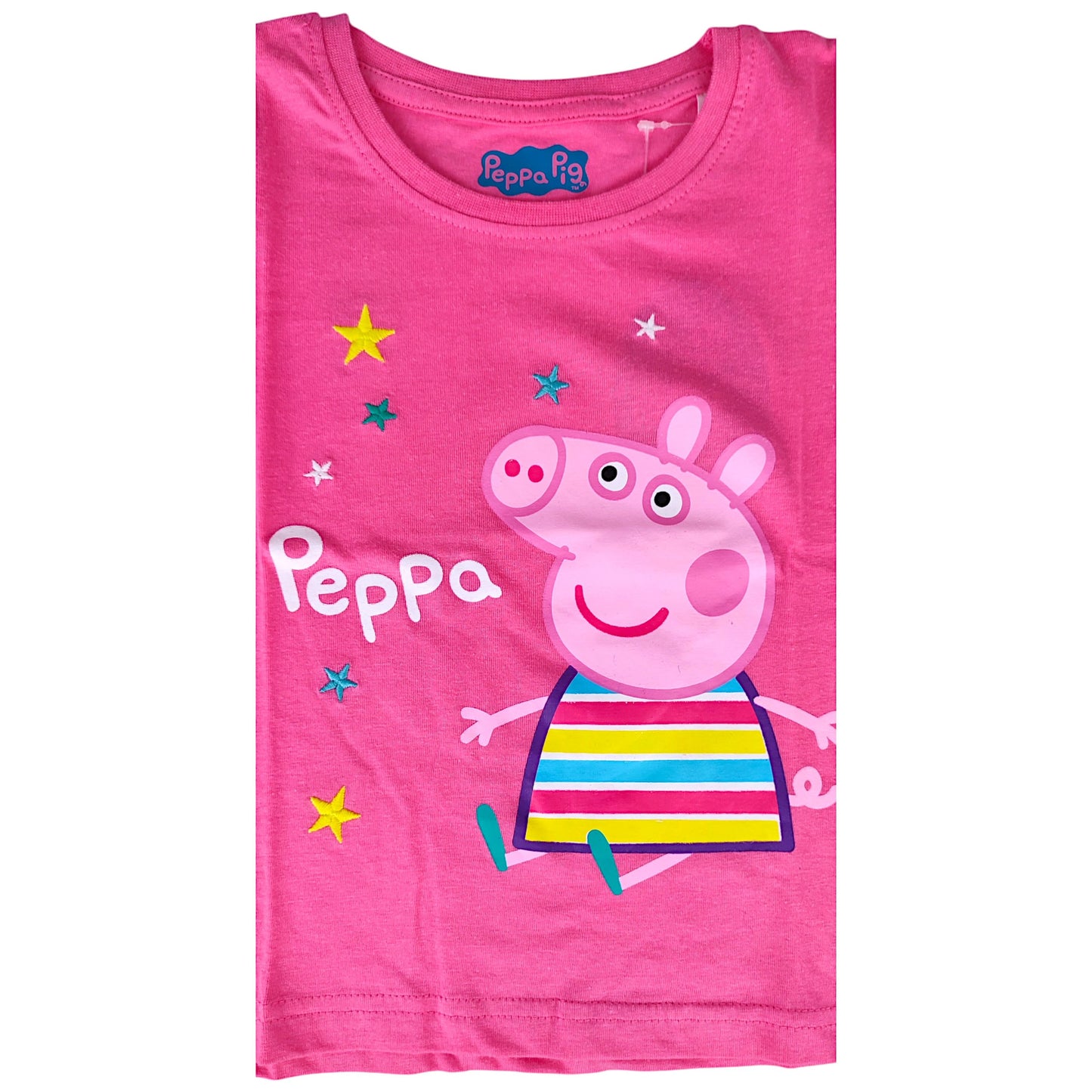 Peppa Pig Langarmshirt mit Rüschen für Mädchen Gr. 92 - 116 cm