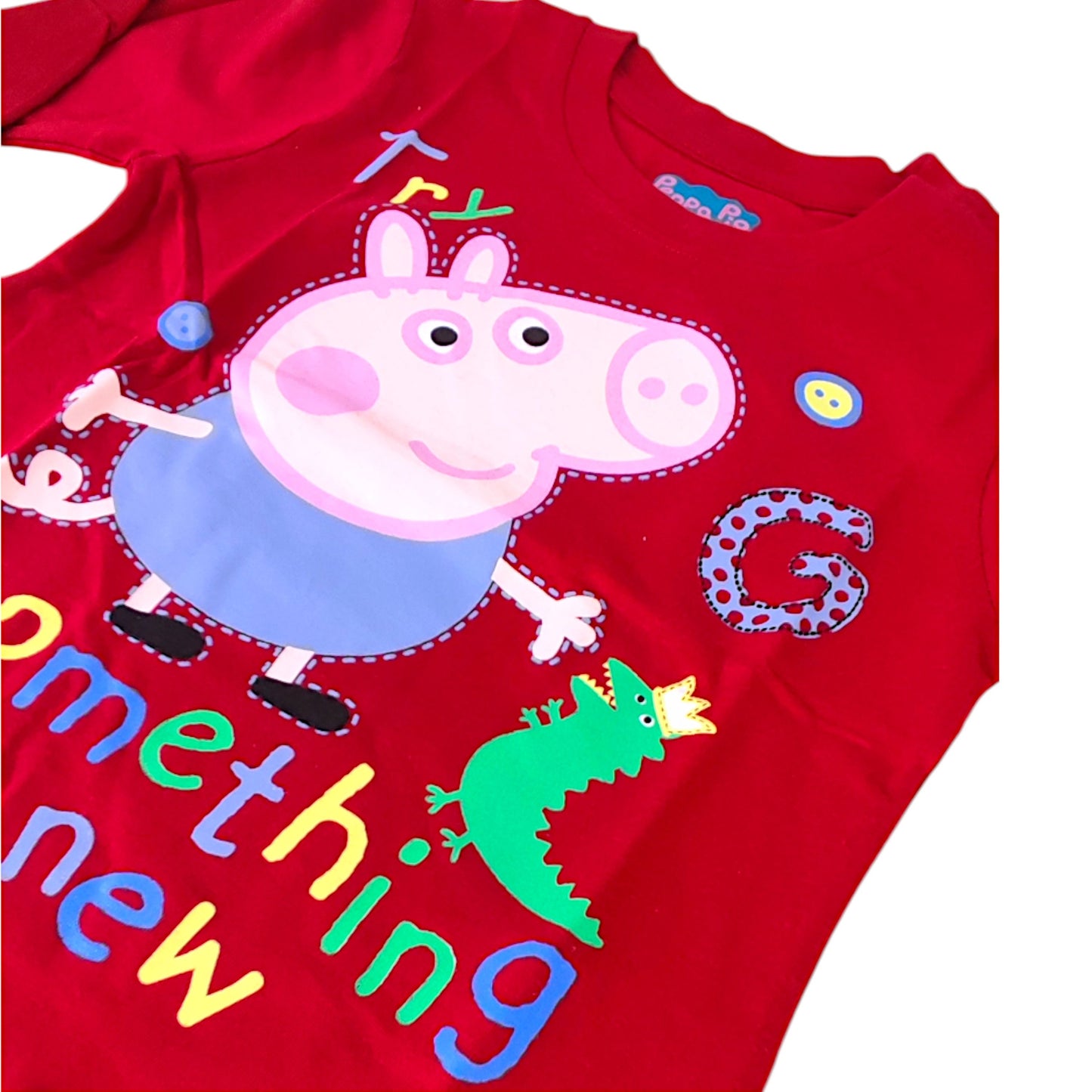 Peppa Pig Langarmshirt George für Jungen Gr. 92 - 116 cm