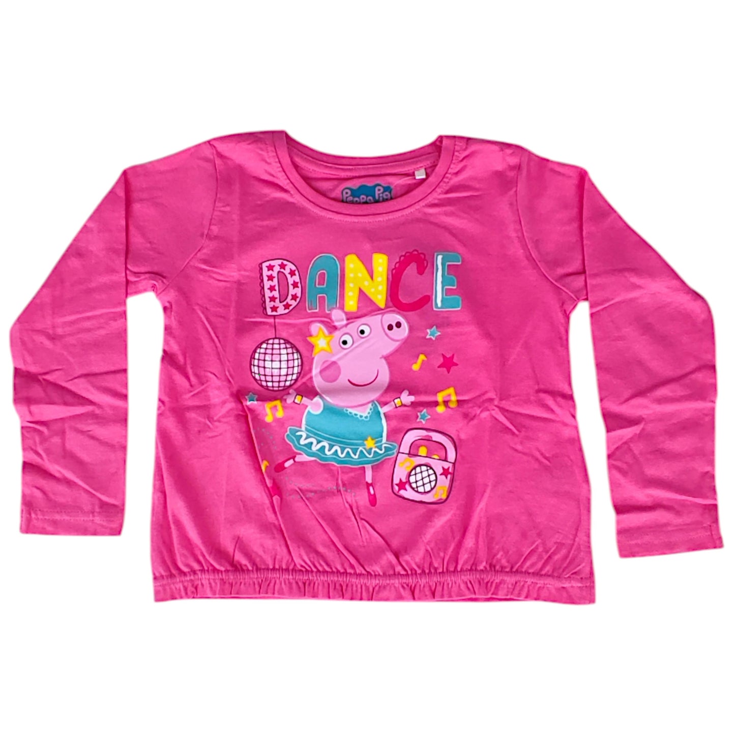 Peppa Pig Langarmshirt für Mädchen Gr. 92 - 116 cm