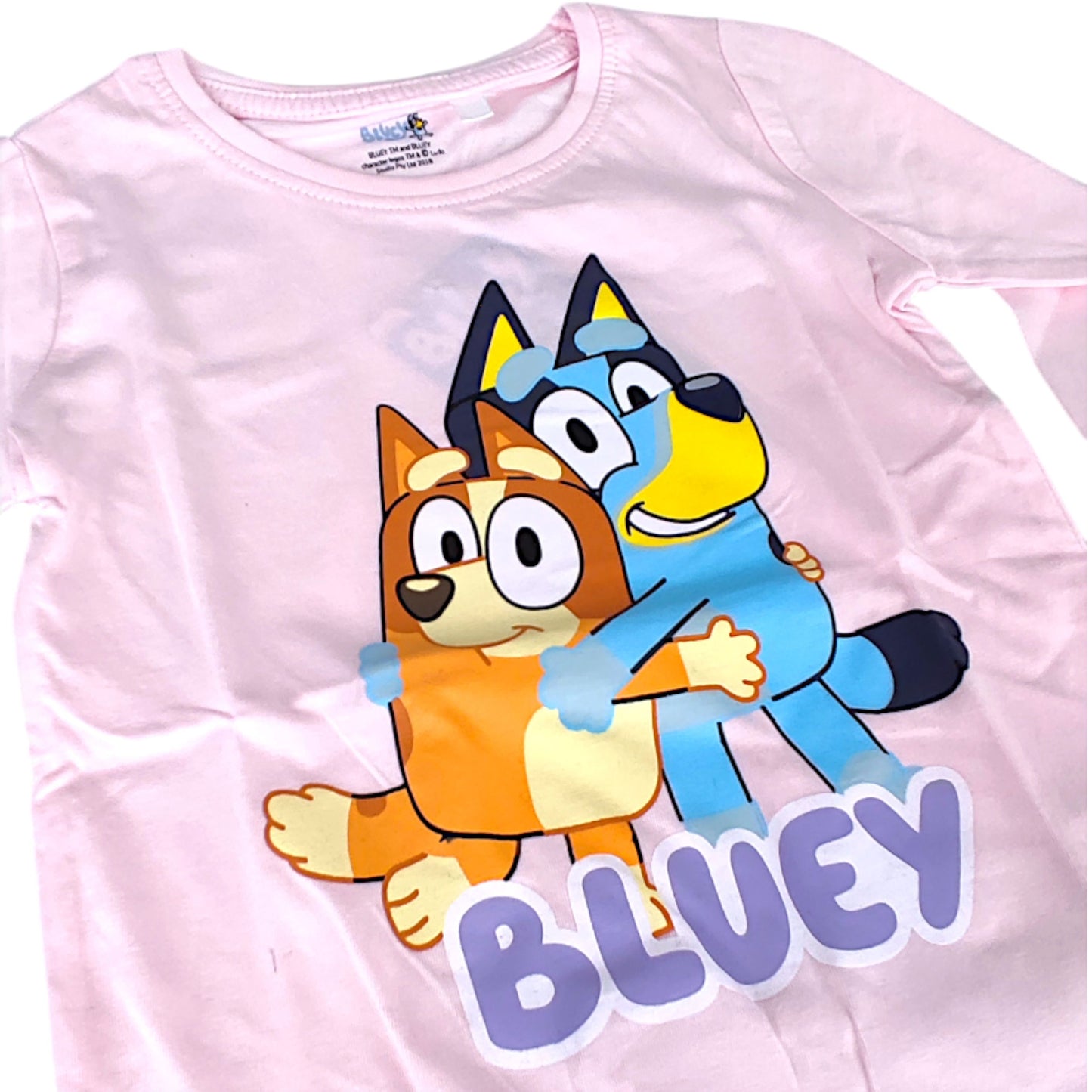 Bluey & Bingo Langarmshirt für Mädchen Gr. 92 - 116 cm