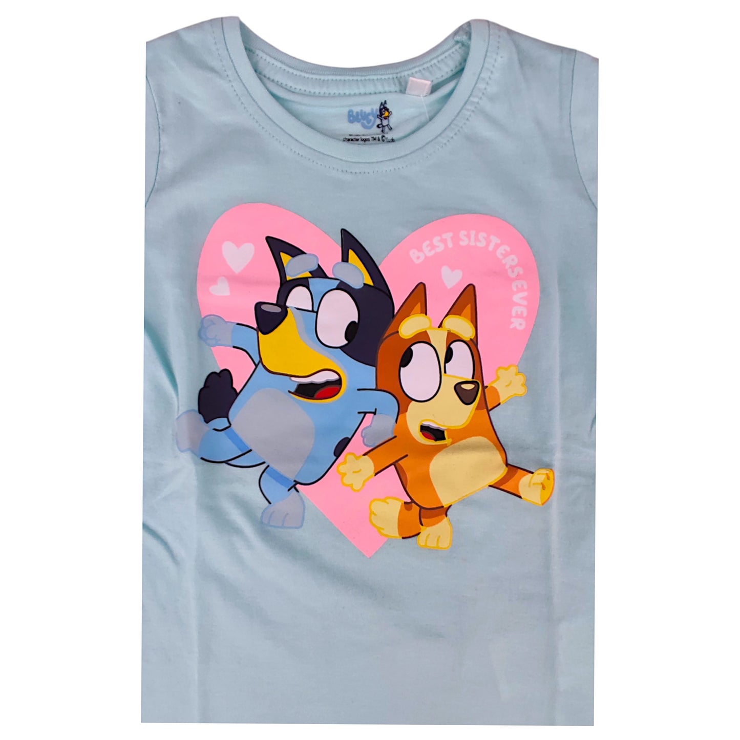 Bluey & Bingo Langarmshirt für Mädchen Gr. 92 - 116 cm