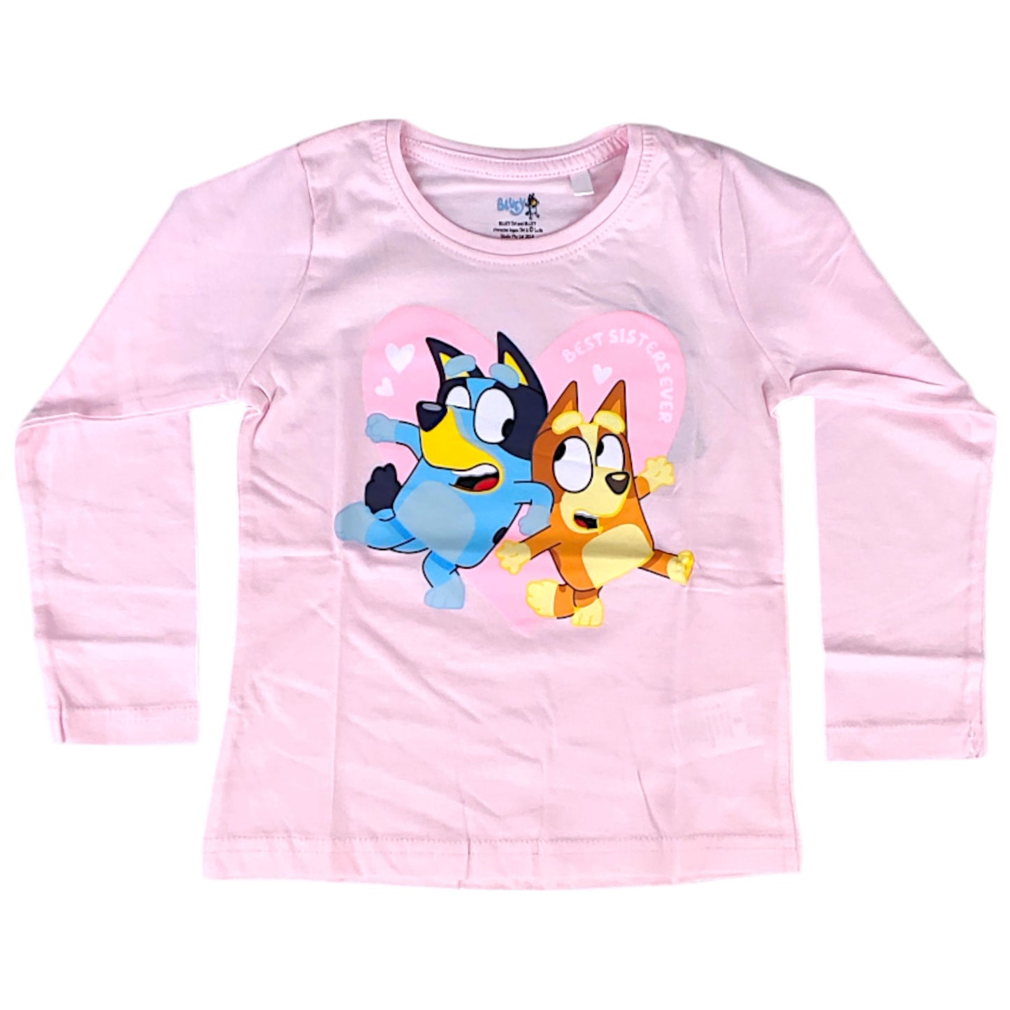 Bluey & Bingo Langarmshirt für Mädchen Gr. 92 - 116 cm