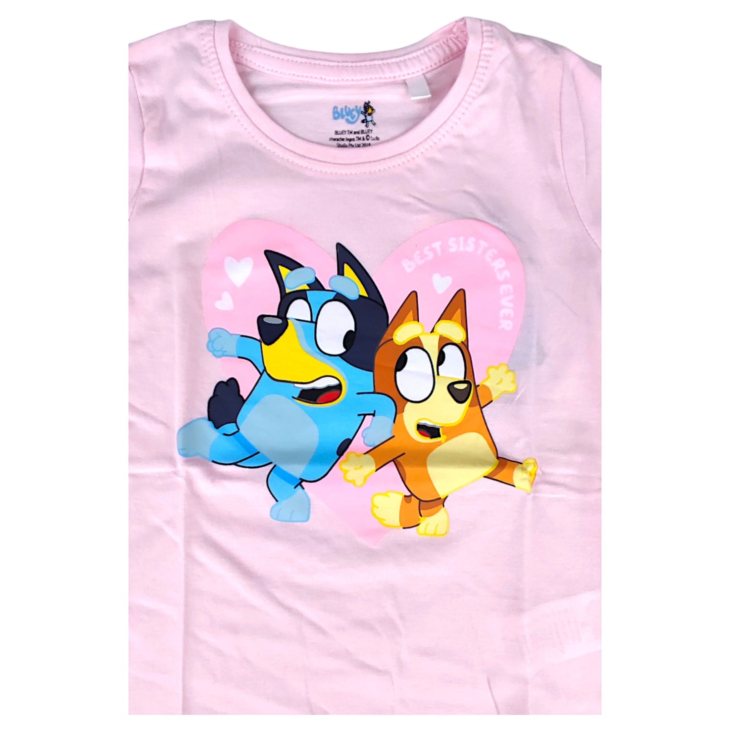 Bluey & Bingo Langarmshirt für Mädchen Gr. 92 - 116 cm