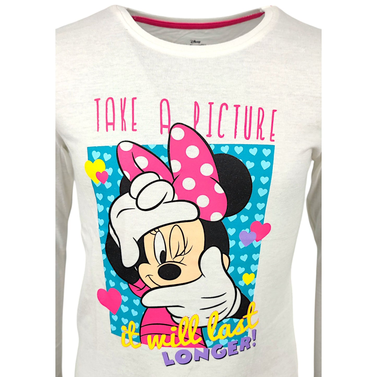 Minnie Mouse Langarmshirt für Mädchen Gr. 98 - 128 cm