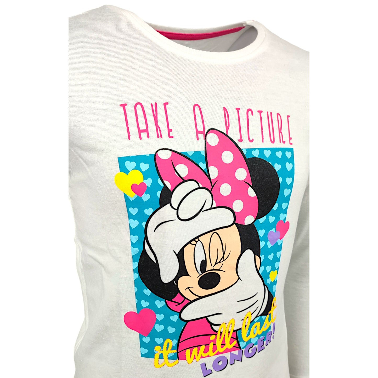 Minnie Mouse Langarmshirt für Mädchen Gr. 98 - 128 cm