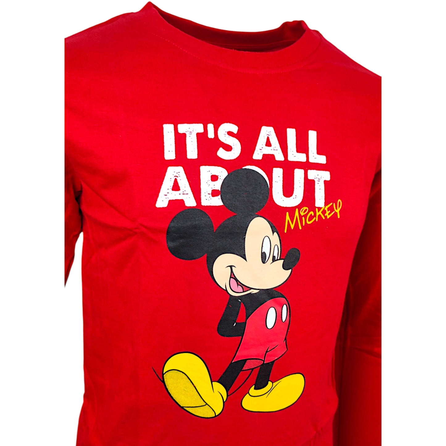 Mickey Mouse Langarmshirt für Jungen Gr. 98 - 128 cm