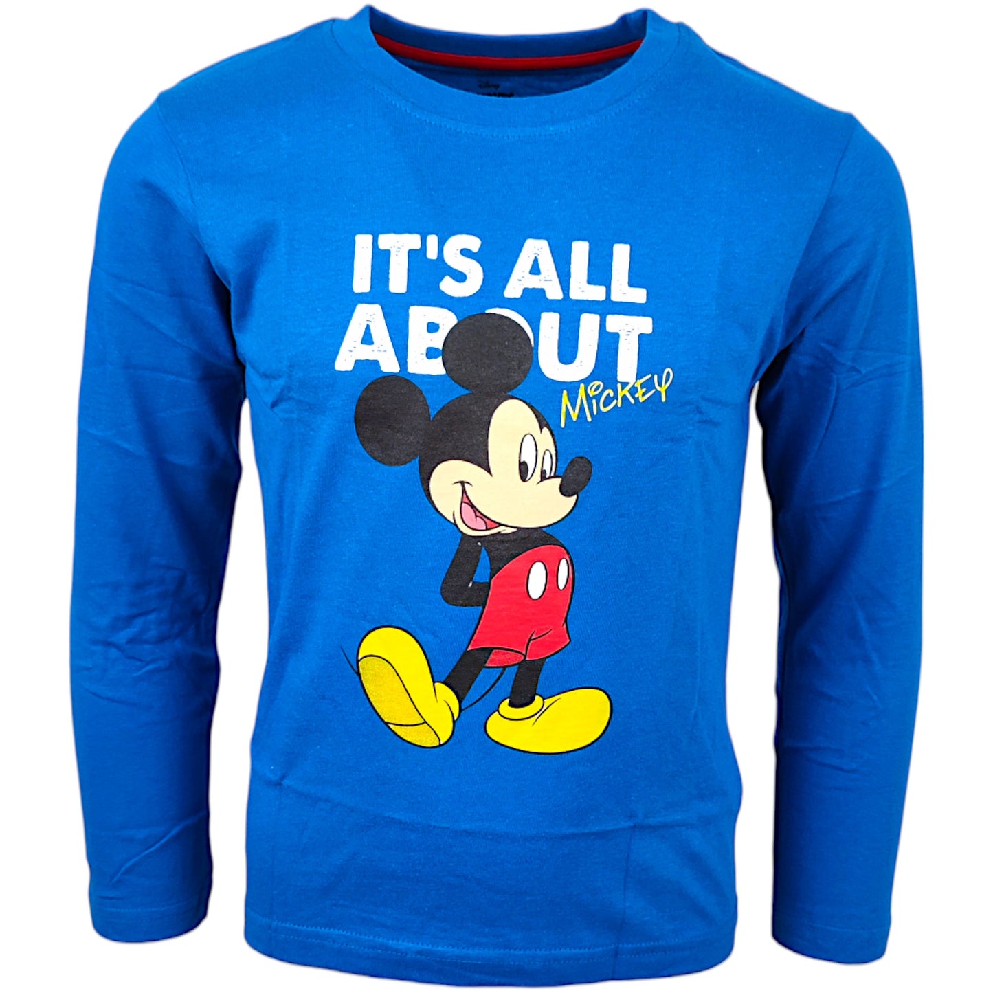 Mickey Mouse Langarmshirt für Jungen Gr. 98 - 128 cm