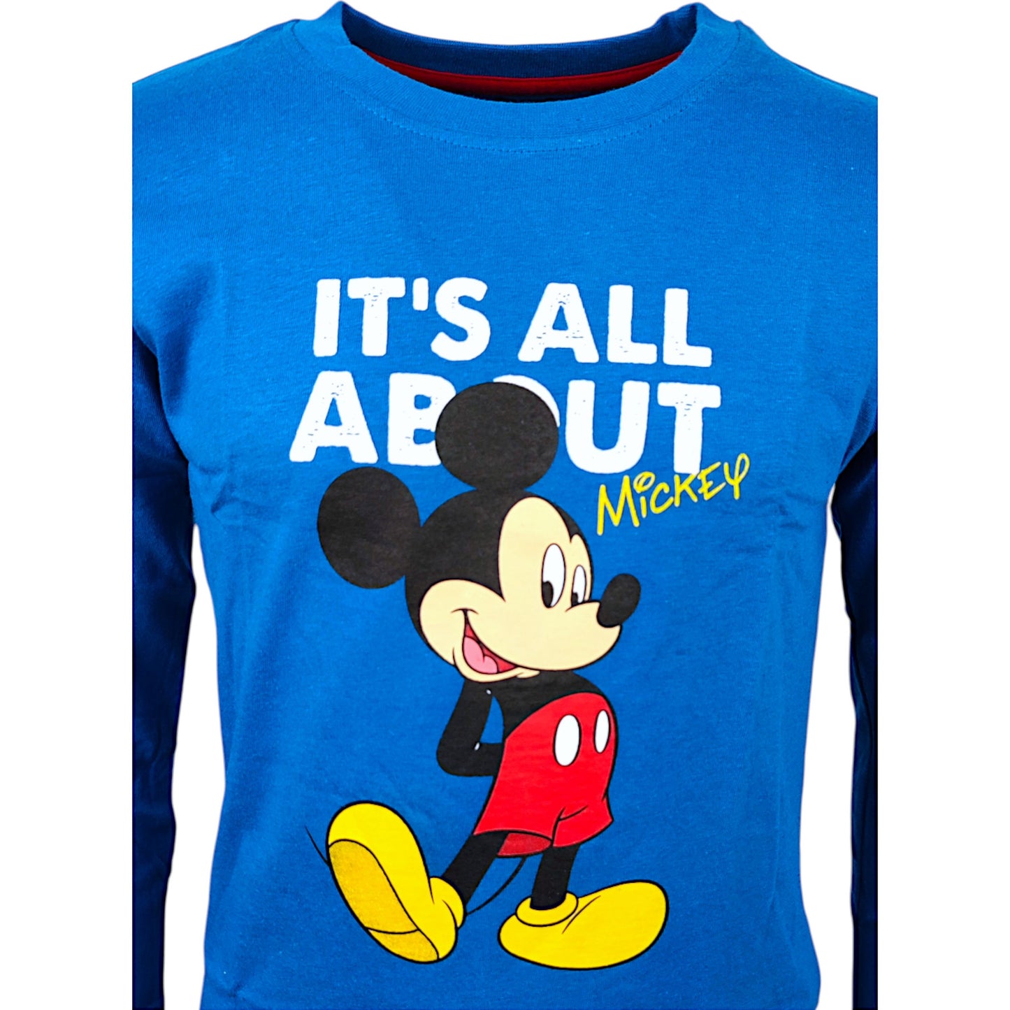 Mickey Mouse Langarmshirt für Jungen Gr. 98 - 128 cm