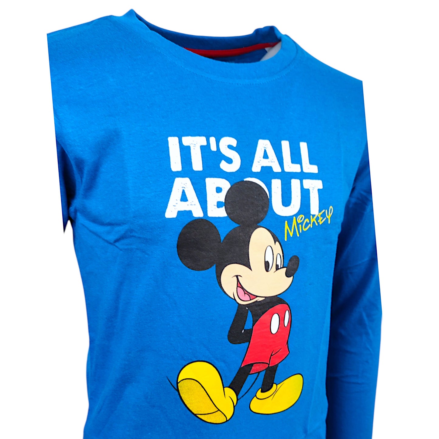 Mickey Mouse Langarmshirt für Jungen Gr. 98 - 128 cm