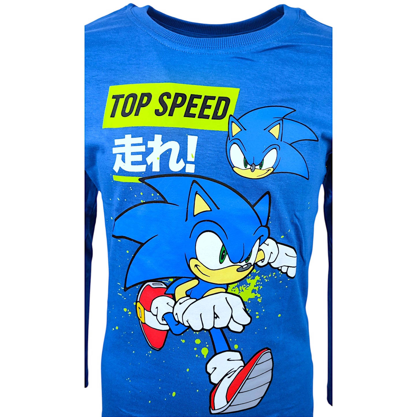 Sonic The Hedgehog Langarmshirt für Jungen Gr. 104 - 134 cm