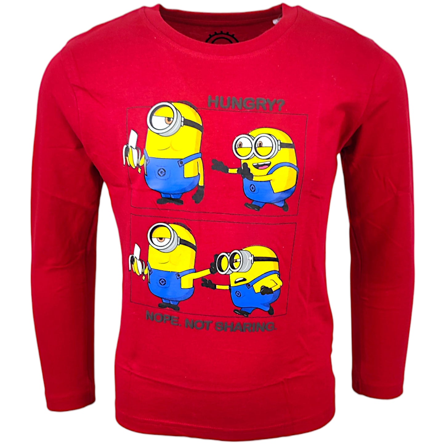 Minions Langarmshirt Bob & Stuart für Jungen Gr. 104 - 134 cm