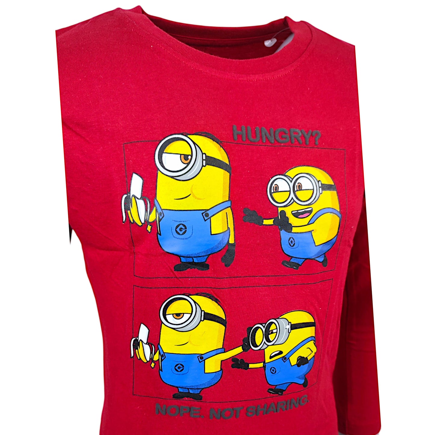 Minions Langarmshirt Bob & Stuart für Jungen Gr. 104 - 134 cm