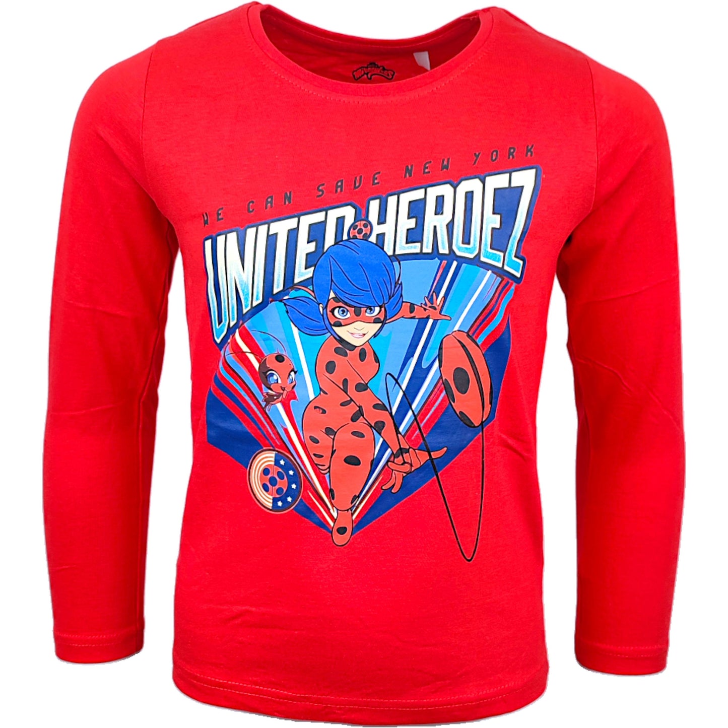 Miraculous Langarmshirt Ladybug für Mädchen Gr. 116 - 146 cm