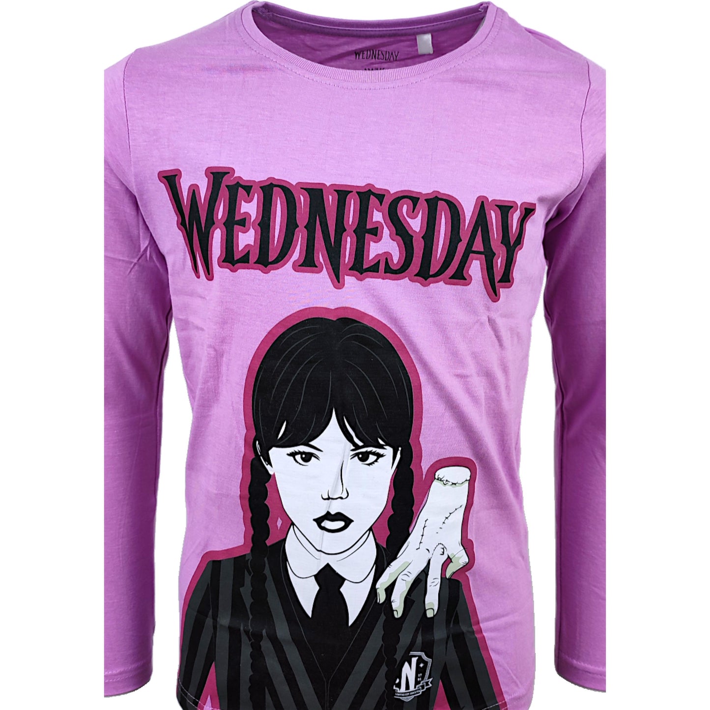 Wednesday Langarmshirt für Mädchen Gr. 134 - 164 cm