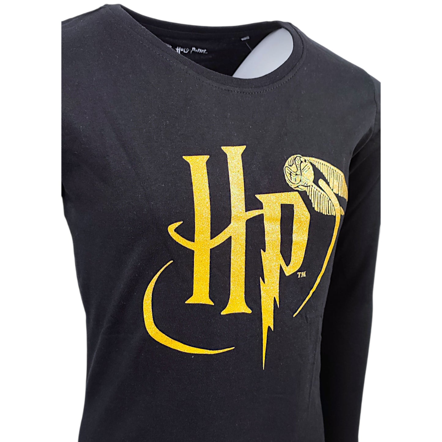 Harry Potter Langarmshirt mit Glitzer für Mädchen Gr. 134 - 164 cm