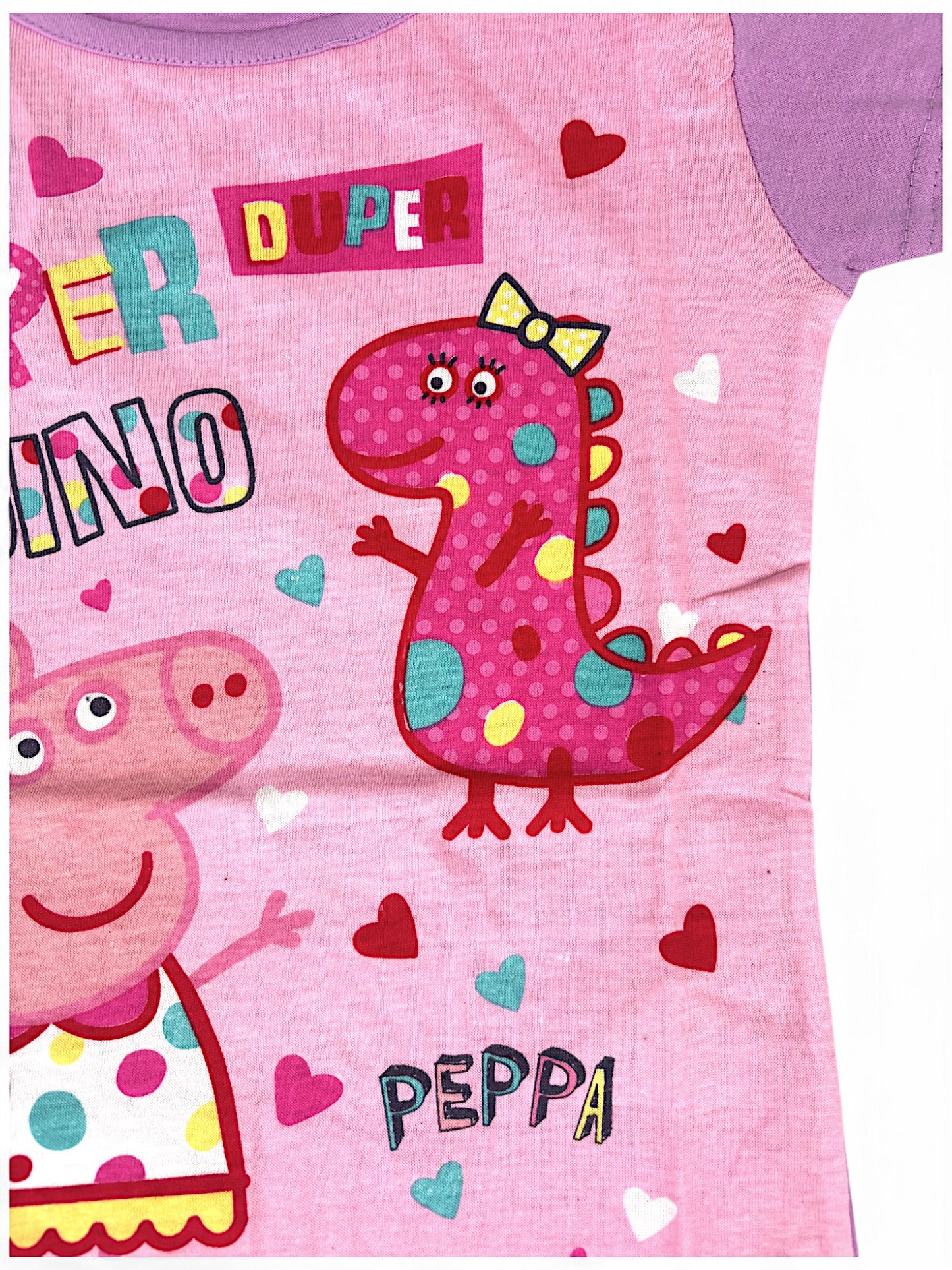 T-Shirt Peppa Pig & Dino Gr. 92 - 116 cm