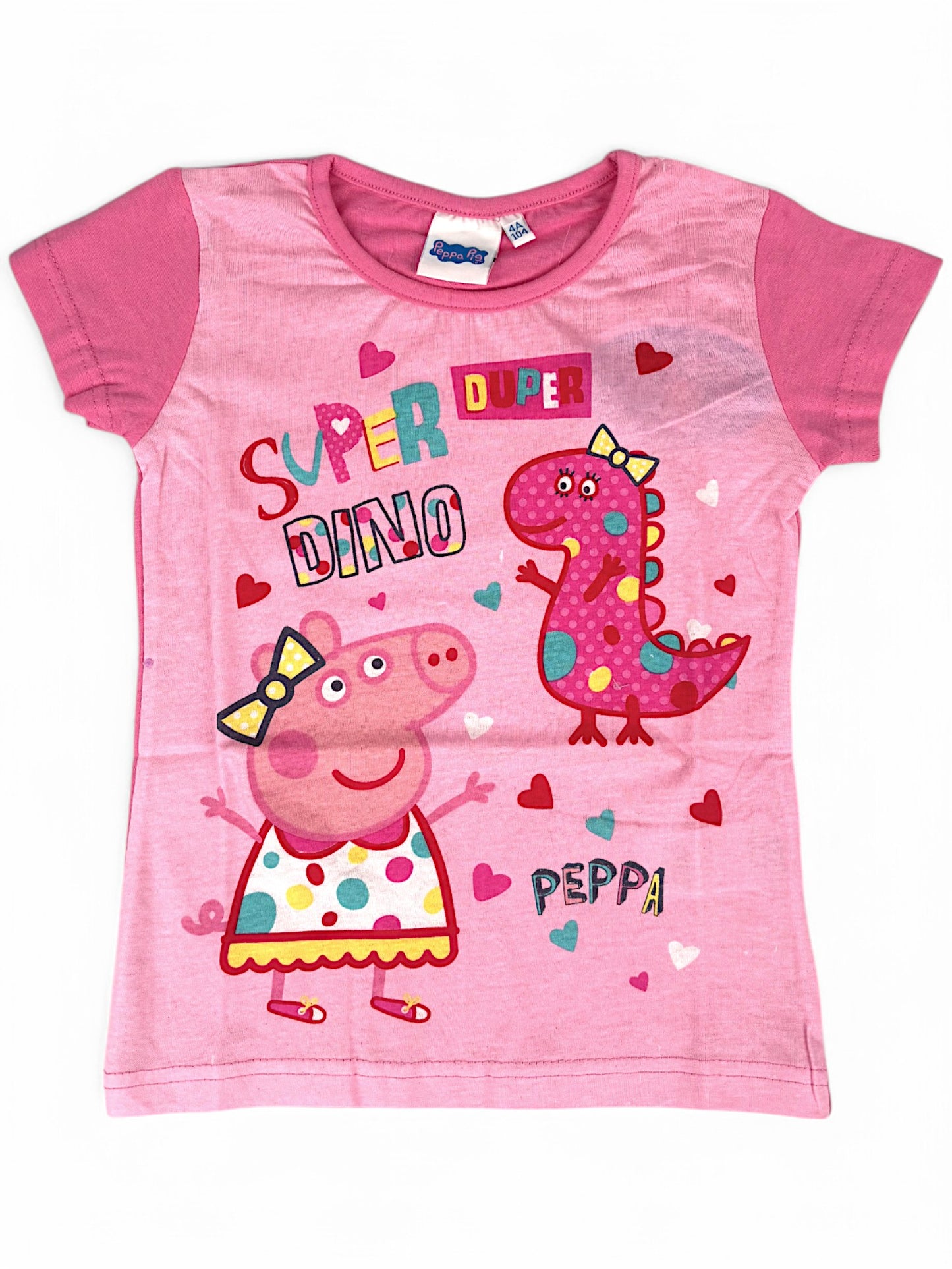 T-Shirt Peppa Pig & Dino Gr. 92 - 116 cm