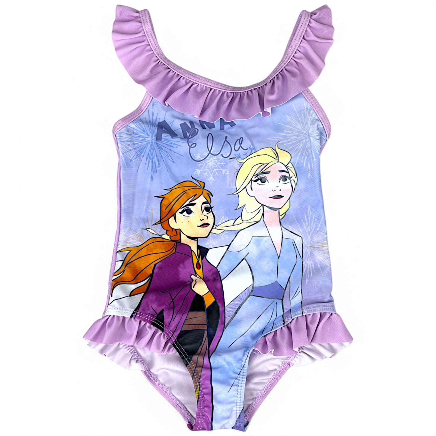Disney Frozen Badeanzug mit Rüschen Elsa & Anna Gr. 98 -128 cm
