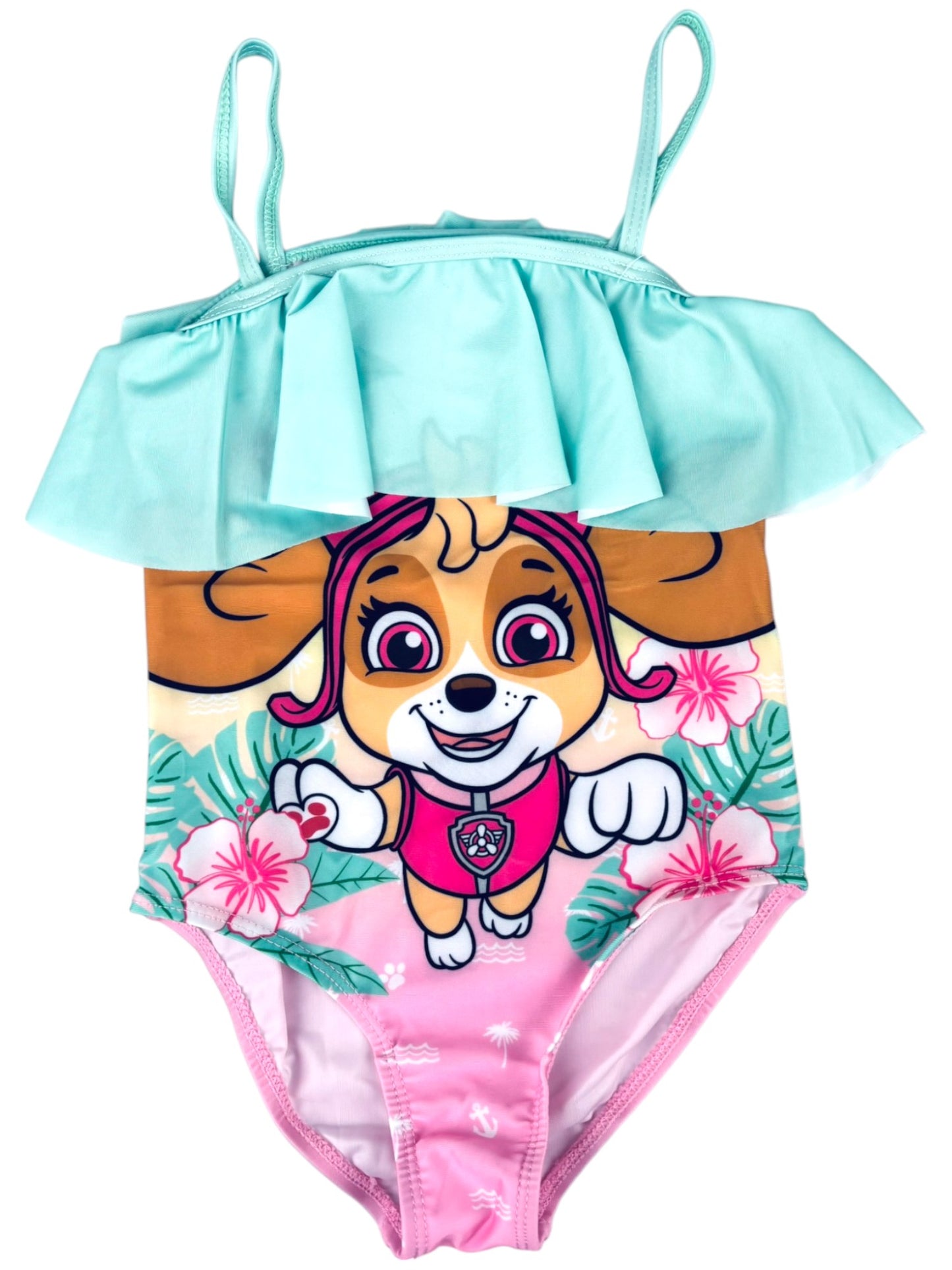 Paw Patrol Skye Badeanzug mit Rüschen Gr. 98 -128 cm