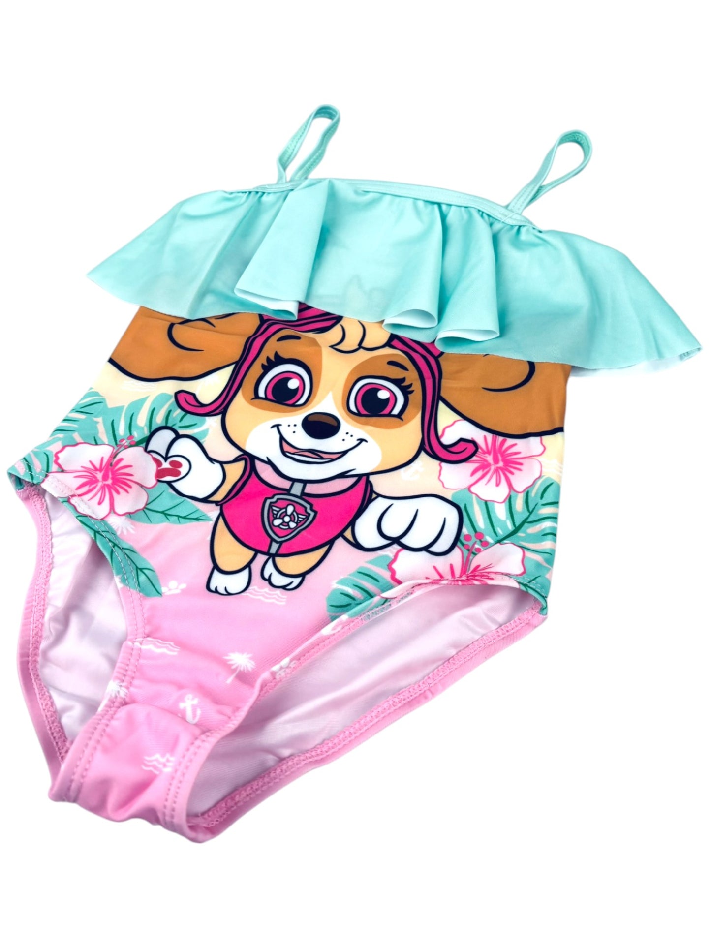 Paw Patrol Skye Badeanzug mit Rüschen Gr. 98 -128 cm
