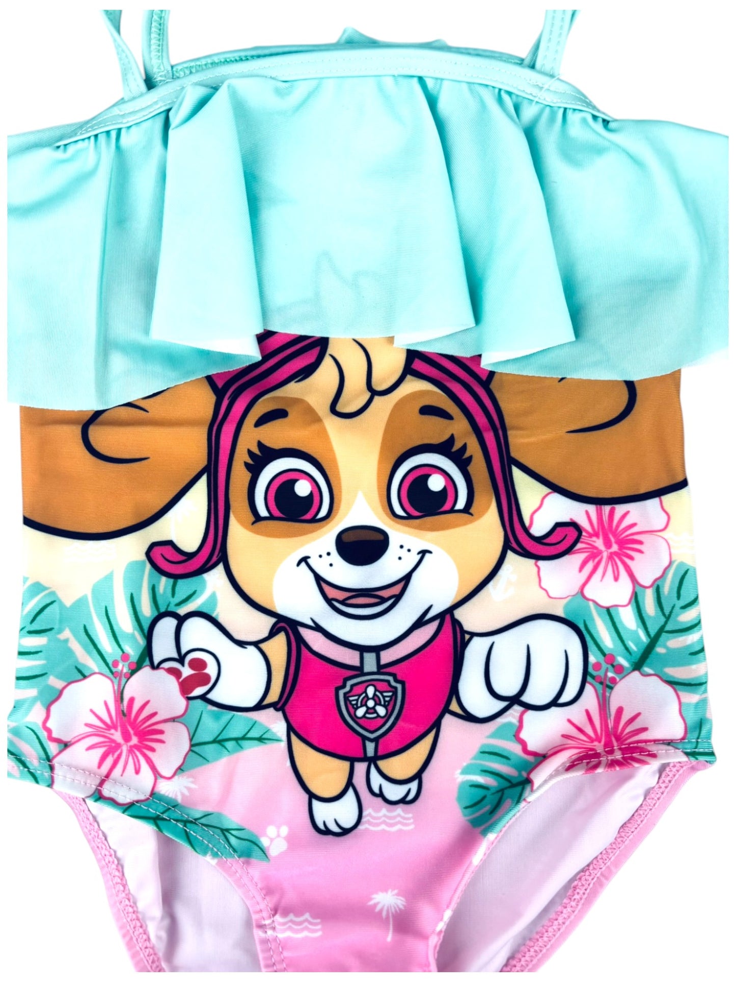 Paw Patrol Skye Badeanzug mit Rüschen Gr. 98 -128 cm